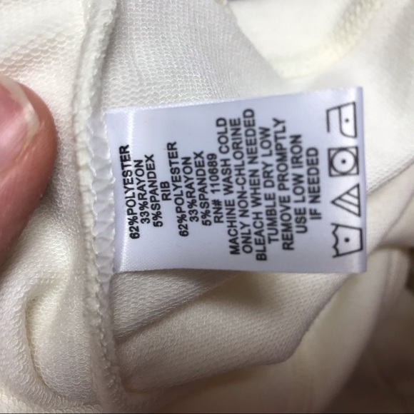 Cee Bee Cheryl Burke Cozy Cream Zip Up Hoodie Size Small Preloved - Picture 12 of 12